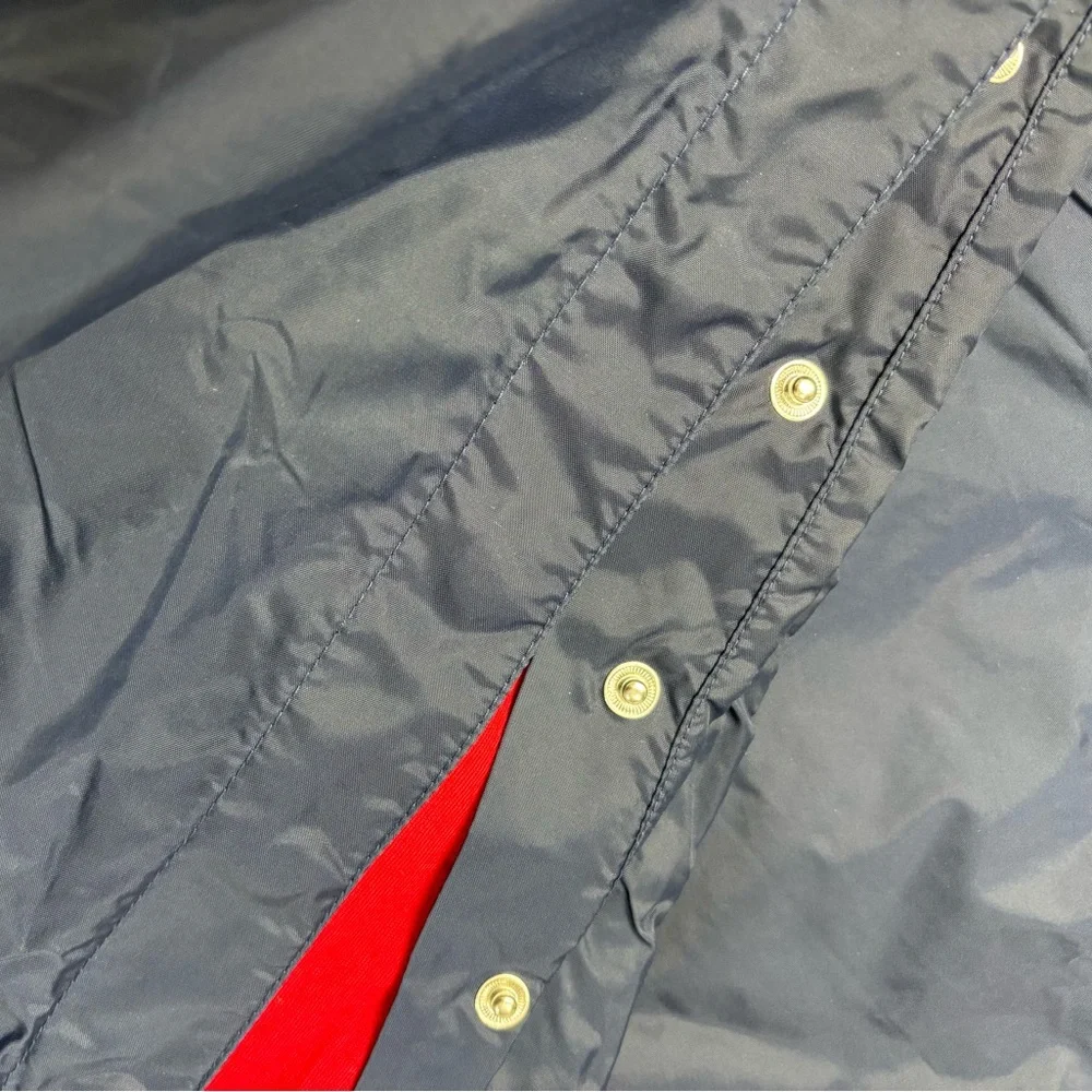 Tommy Hilfiger Vintage 90s Snap Windbreaker Pants Navy Blue Small Y2K - Picture 9 of 13